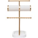 Jewellry holder Wild Romance, white/gold color, H31x20x20cm