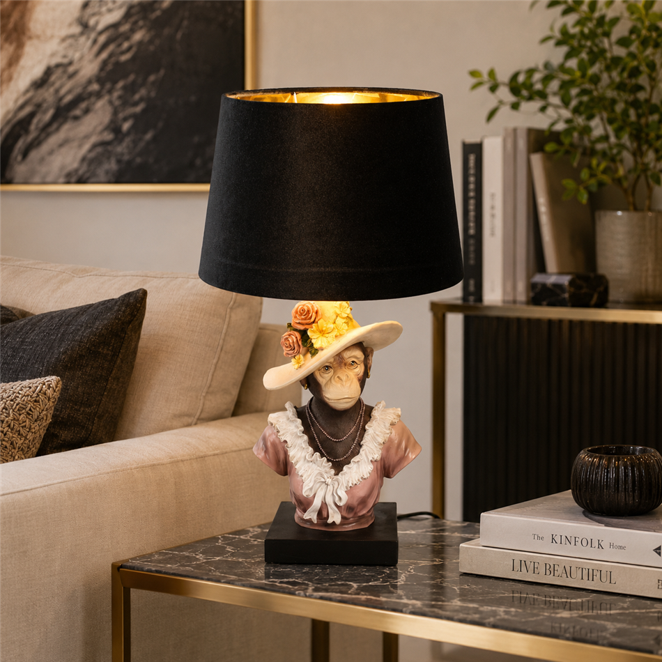 Настольная лампа MONKY LADY LAMP, H40x20x16cm, E27 40W(MAX)