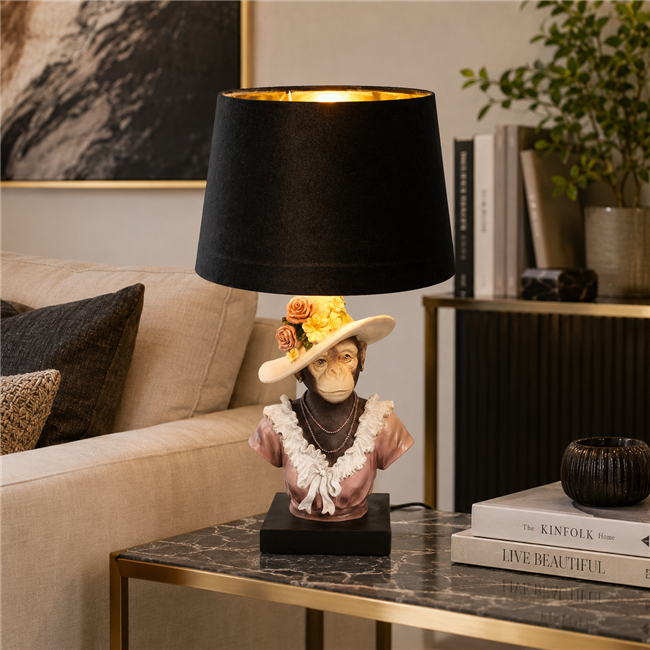 Настольная лампа MONKY LADY LAMP, H40x20x16cm, E27 40W(MAX)