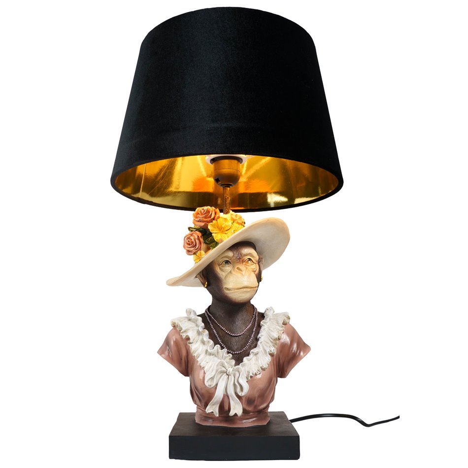 Настольная лампа MONKY LADY LAMP, H40x20x16cm, E27 40W(MAX)