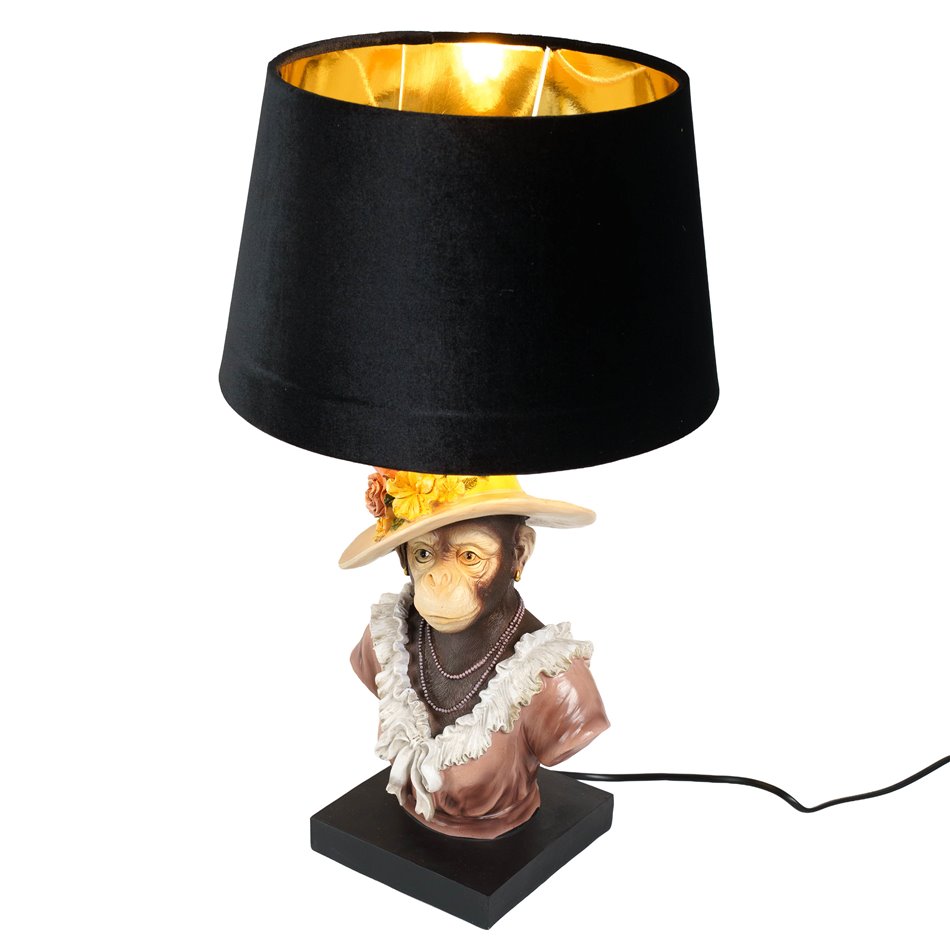 Настольная лампа MONKY LADY LAMP, H40x20x16cm, E27 40W(MAX)
