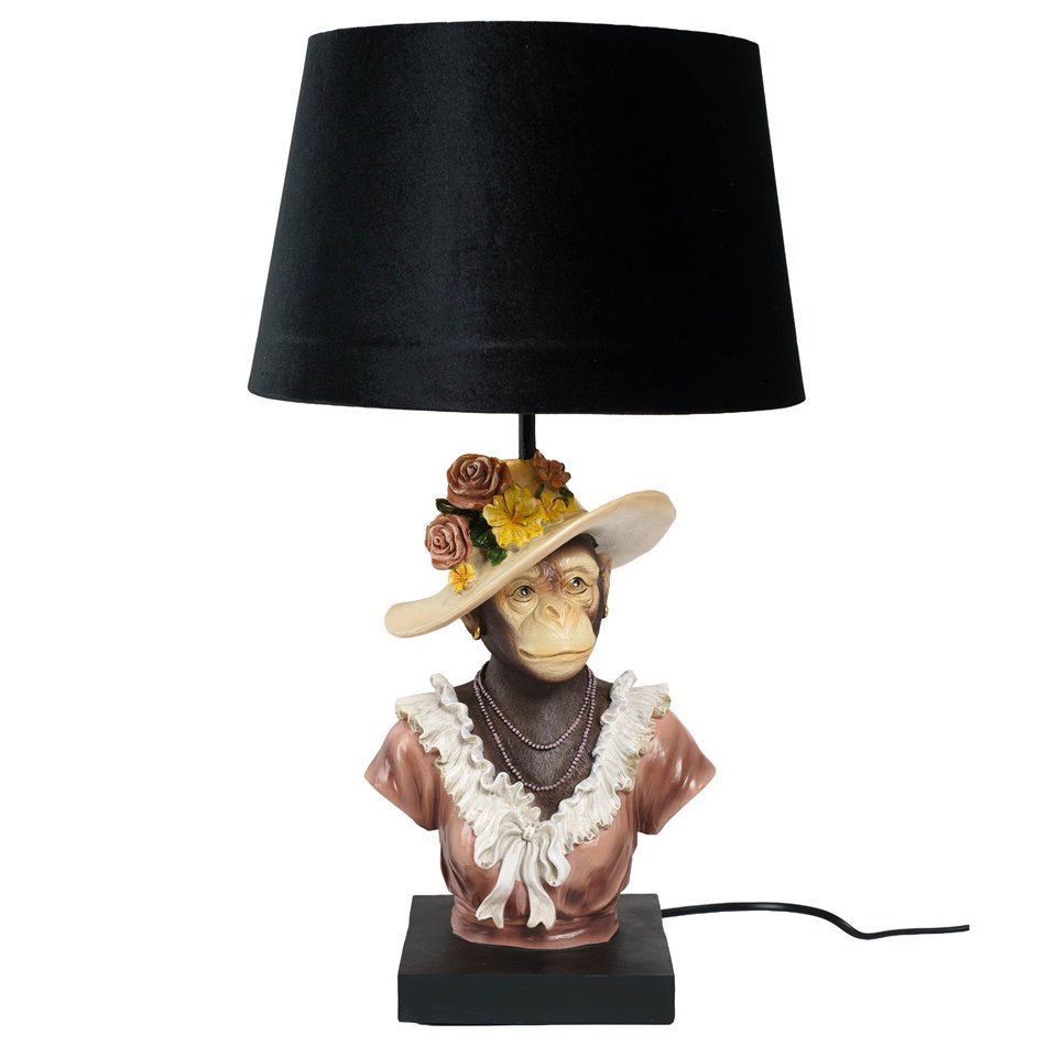 Настольная лампа MONKY LADY LAMP, H40x20x16cm, E27 40W(MAX)