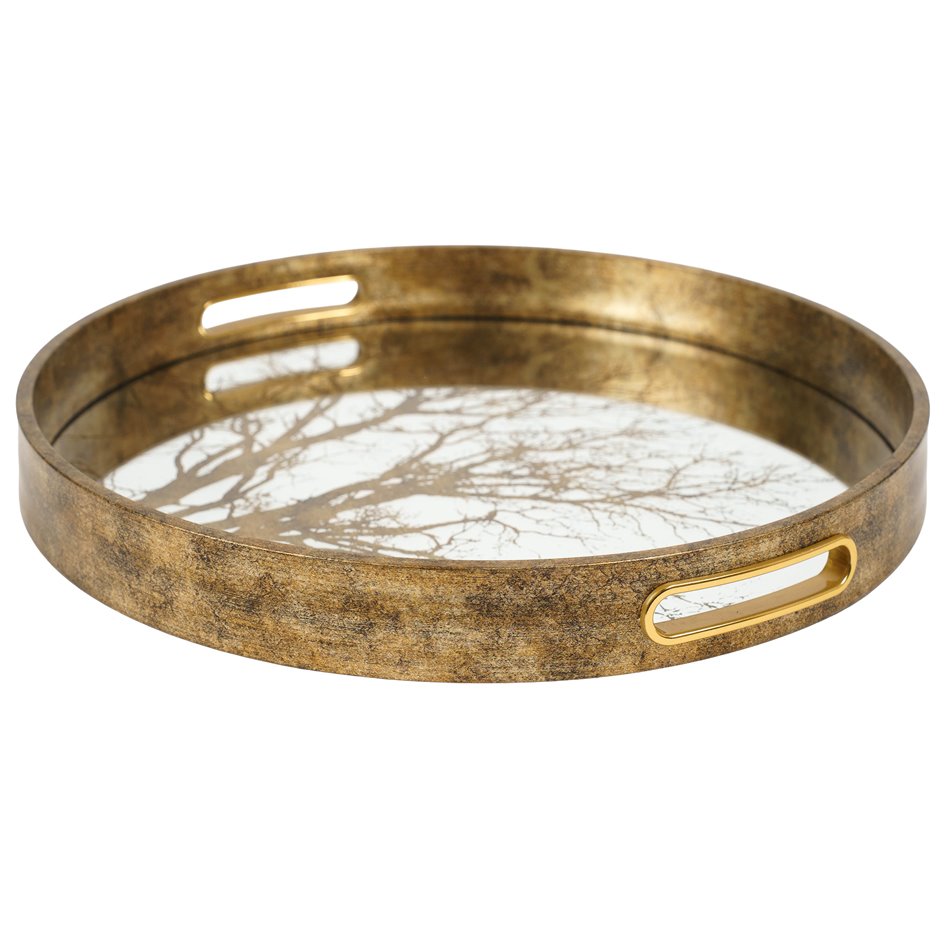 Декоративный поднос Fromer M, D34cm H4cm