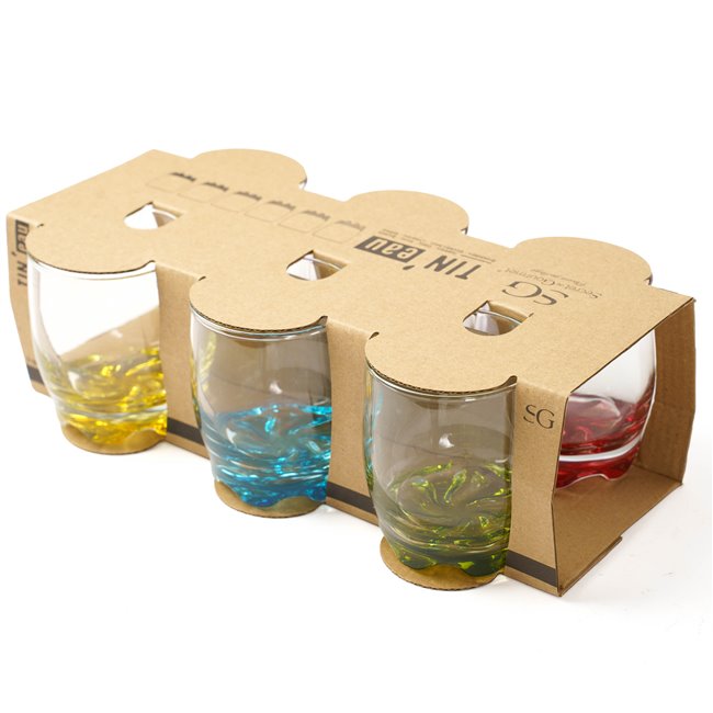 Tumbler Tin'eau, set 6 pcs., 310ml, H8.8cm, D7.2cm