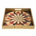 Декоративный поднос Fussy L square, 35.2x35.2cm H4cm