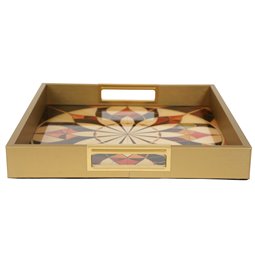 Декоративный поднос Fussy M square, 30.2x30.2cm H4cm