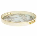 Decorative tray Fussio L, D39.2cm H4cm