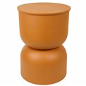 Журнальный столик TOTEM Palomba, сталь, охристый цвет, D31cm H41.8cm