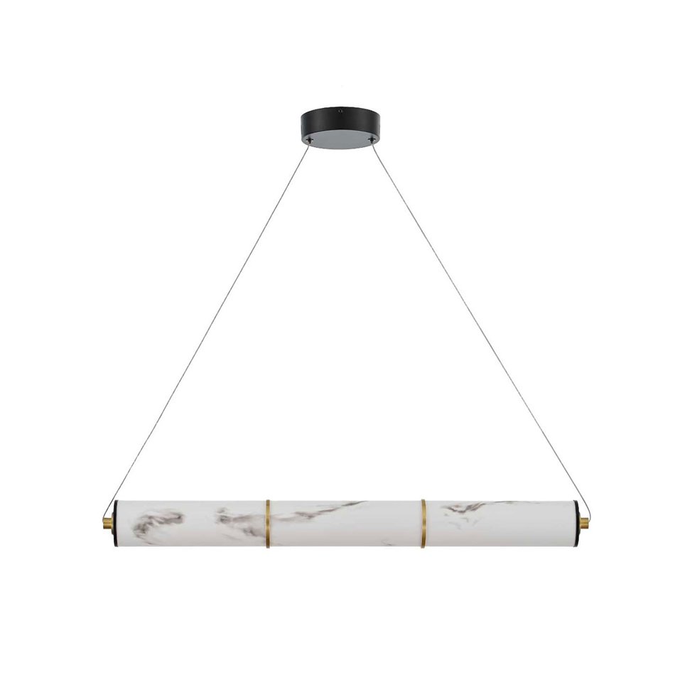 Подвесной светильник Adranno black, черный/золотой цвет, H8x105x8cm, LED 44W, 3000K, 1900lm