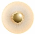 Настенный светильник Agaro gold, прозрачный/золотой цвет, D28cm, LED 10W, 3000K, 250lm