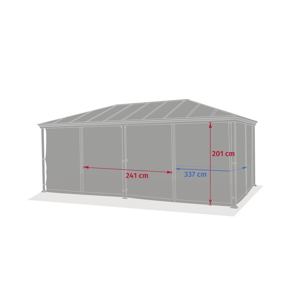 Москитная сетка для перголы Labelize 3,6x6 м