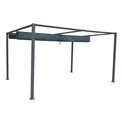Крыша для перголы Lapalmeira 3x4м, графитово-серый цвет, полиэстер