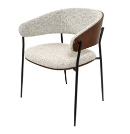 Обеденный стул Olvena 105 grey, H77x62x57cm