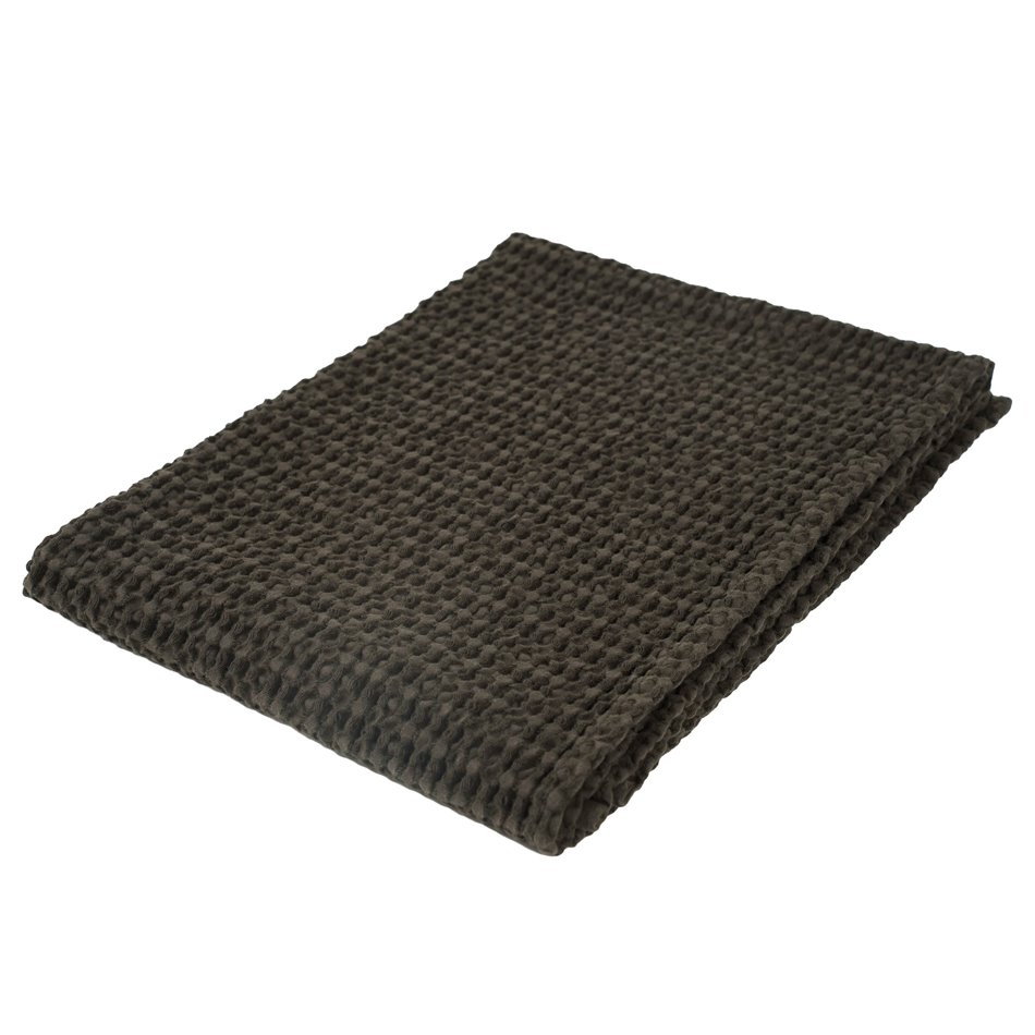 Cotton towel Honey comb, antracite, 50x100cm, 350g/m2