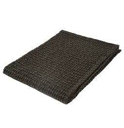 Хлопковое полотенце Honey comb, антрацит, 50x100cm, 350g/m2