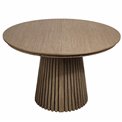 Раздвижной обеденный стол Bermero, 25мм  МДФ/дубовый шпон, 120-200x120см H77см