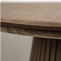 Раздвижной обеденный стол Bermero, 25мм  МДФ/дубовый шпон, 120-200x120см H77см