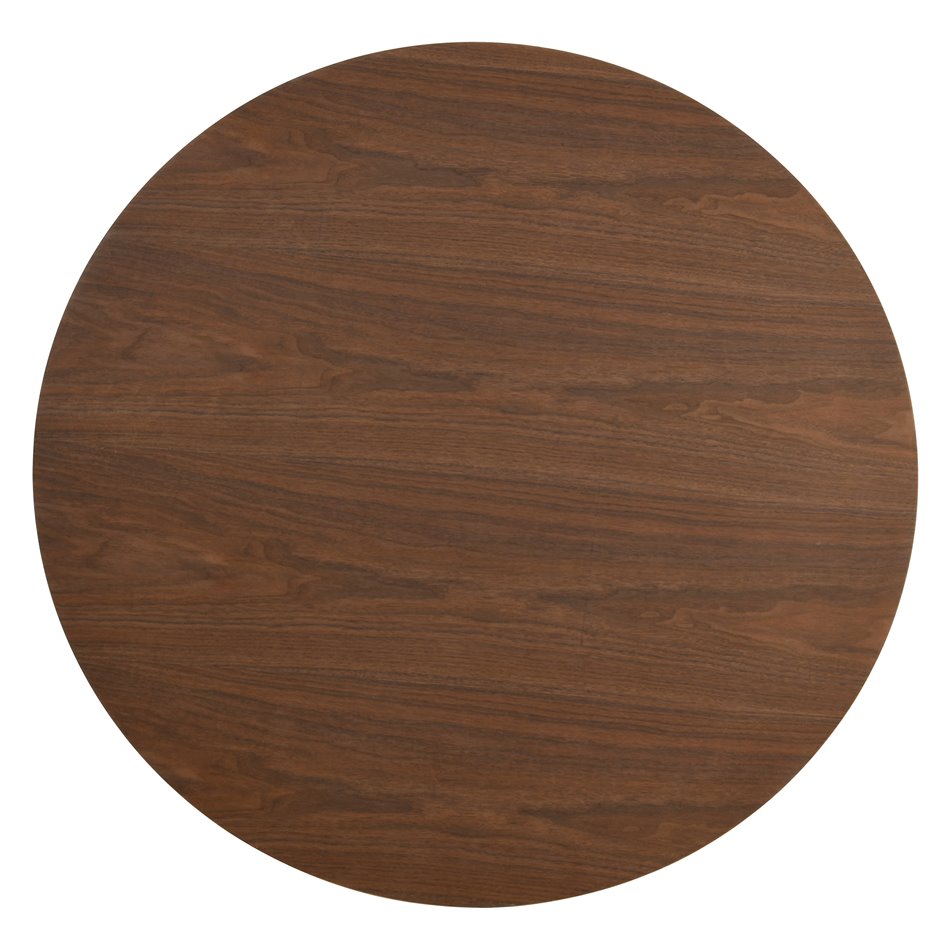 Dining table Laurino 09, walnut veneer/MDF, D120cm H75cm