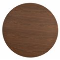 Dining table Laurino 09, walnut veneer/MDF, D120cm H75cm