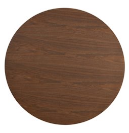 Dining table Laurino 09, walnut veneer/MDF, D120cm H75cm