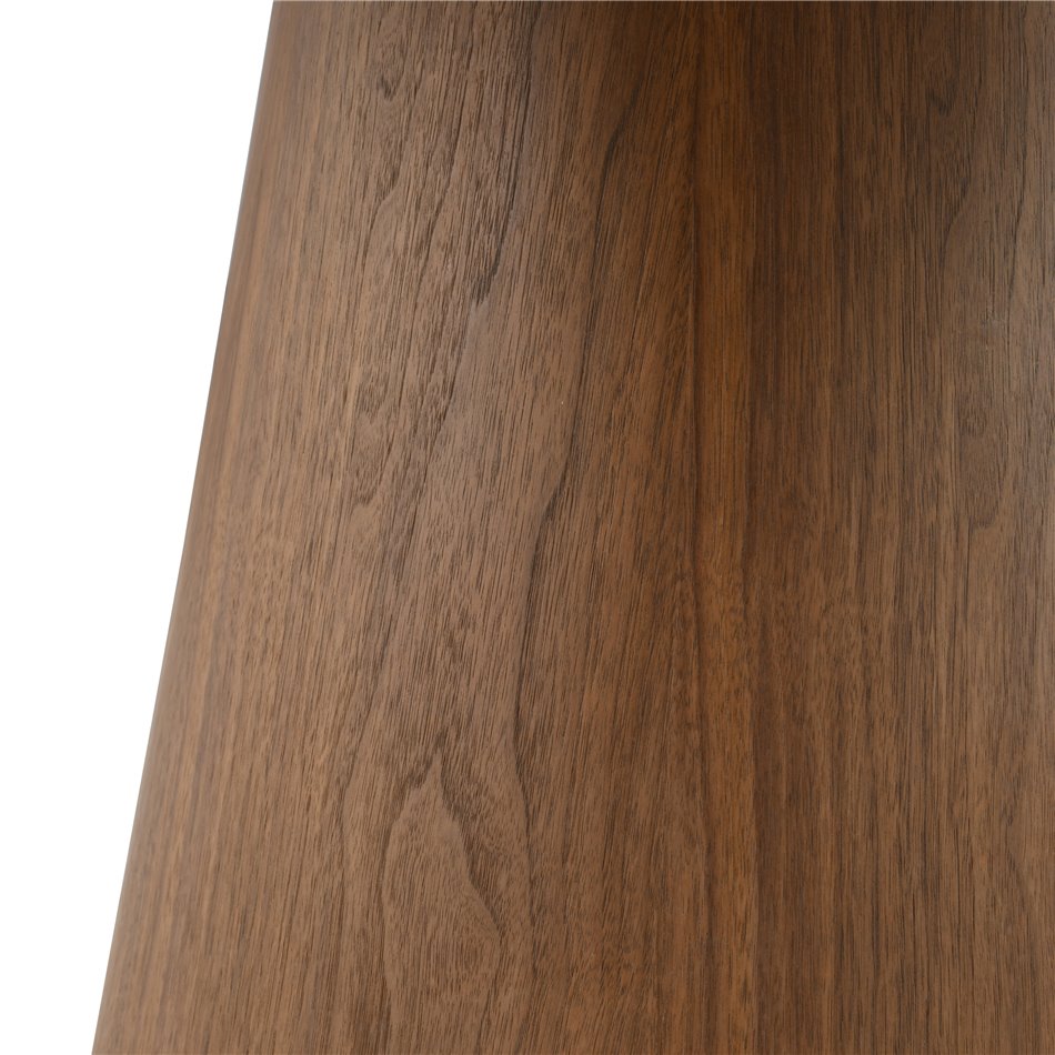 Dining table Laurino 09, walnut veneer/MDF, D120cm H75cm