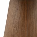 Dining table Laurino 09, walnut veneer/MDF, D120cm H75cm