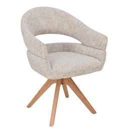 Dinning chair Larri G1038-133, rotatable 180 degrees, H84x63x57cm, seat height 50cm