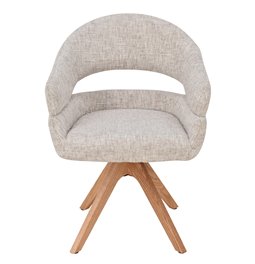 Dinning chair Larri G1038-133, rotatable 180 degrees, H84x63x57cm, seat height 50cm
