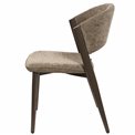 Обеденный стул Oliveri 8 mink, коричневый/кофейный цвет, H80.5x51x59cm, высота сиденья 45cm