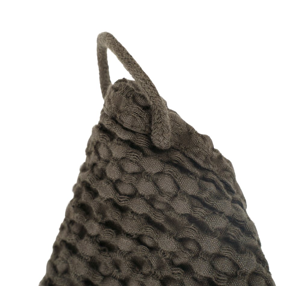 Cotton towel Honey comb, antracite, 50x100cm, 350g/m2