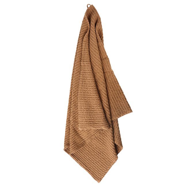 Cotton towel Honey comb, mocha mousse, 70x140cm, 350g/m2