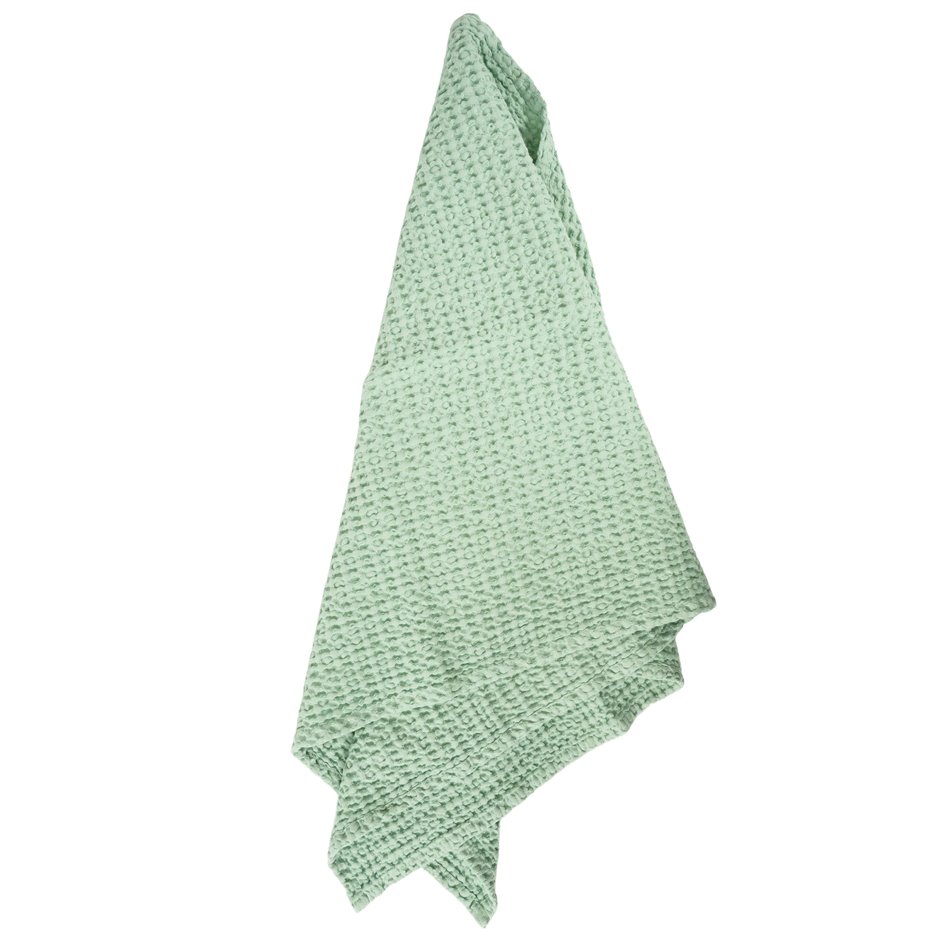 Хлопковое полотенце Honey comb, зеленый, 50x100cm, 350g/m2