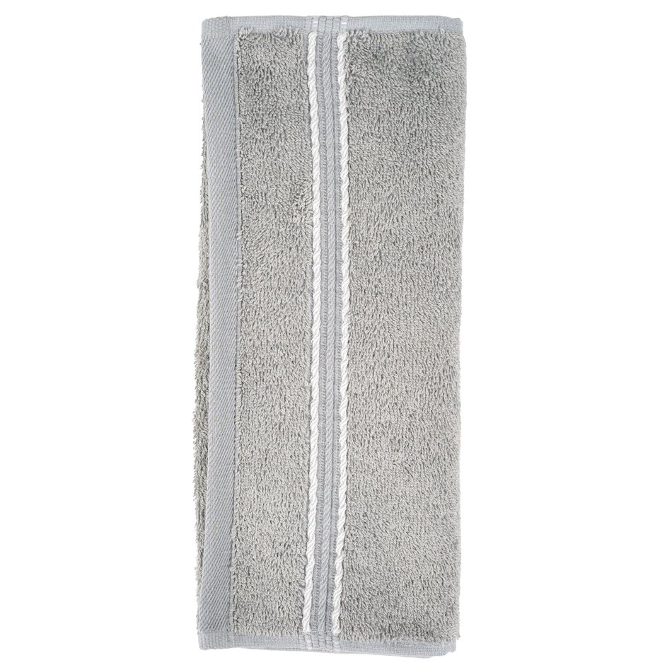 Бамбуковое полотенце 30x50, серый, 550g/m2