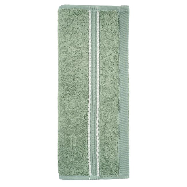Бамбуковое полотенце 30x50, зеленый, 550g/m2
