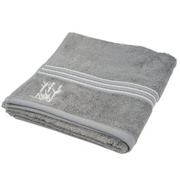 Бамбуковое полотенце 50x100, серый, 550g/m2