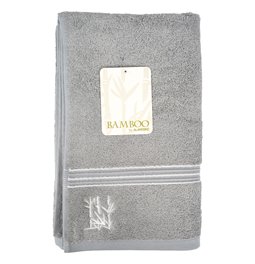 Бамбуковое полотенце 70x140, серый, 550g/m2