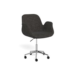 Office chair Acet, swivel, beige, H88x57.5x58cm, seat height 45-54.5cm