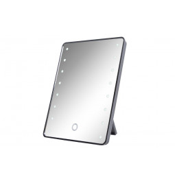 Table mirror with LED, 17x4.5x22cm