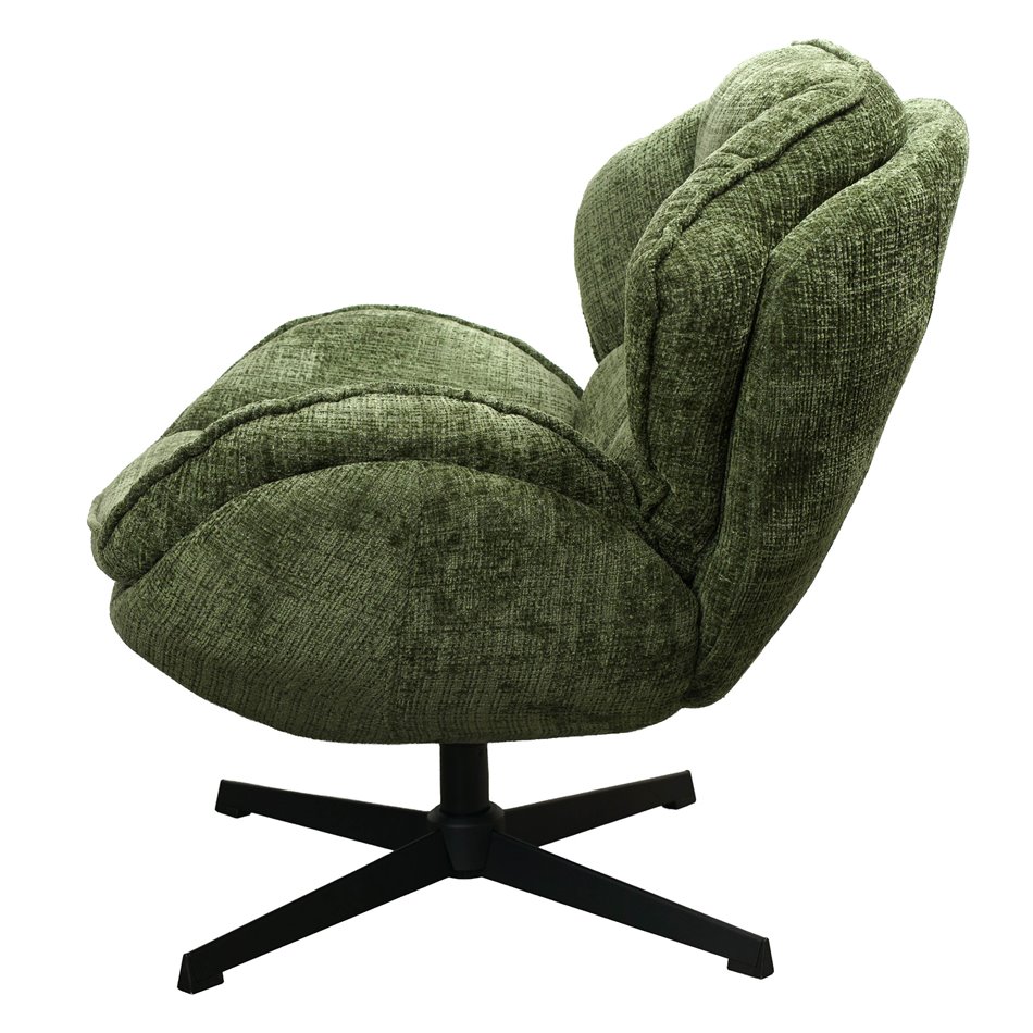 Armchair Veroli, green, H83x81x77cm