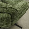 Armchair Veroli, green, H83x81x77cm