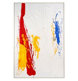 Oil painting Abstract in red, 100x150cm