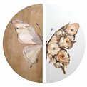 Oil painting Butterfly, set of 2 pcs. 80x40cm, 80x80cm
