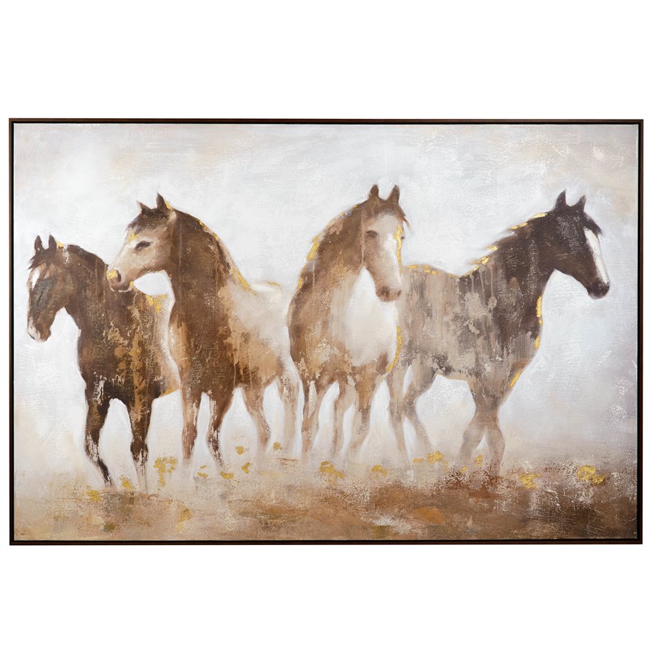 Oil painting Horses, 150x100cm