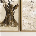 Oil painting Oak, set of 3 pcs. 120x40cm, 120x120cm