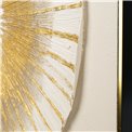 Oil painting Cirkle in sand, set of 2 pcs. 60x120cm, 120x120cm