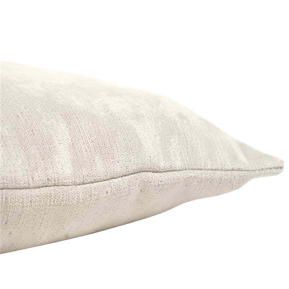 Decorative pillowcase Lotta, cloud dancer, 45x45cm