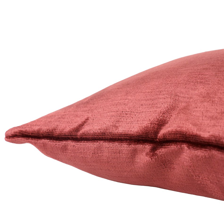 Decorative pillowcase Lotta, dark red, 45x45cm