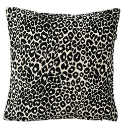 Decorative pillowcase Wild, white/black, 45x45cm