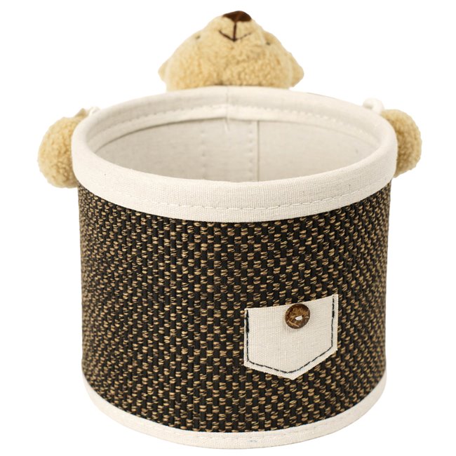 Basket Bear S, bamboo, H16cm, D19cm