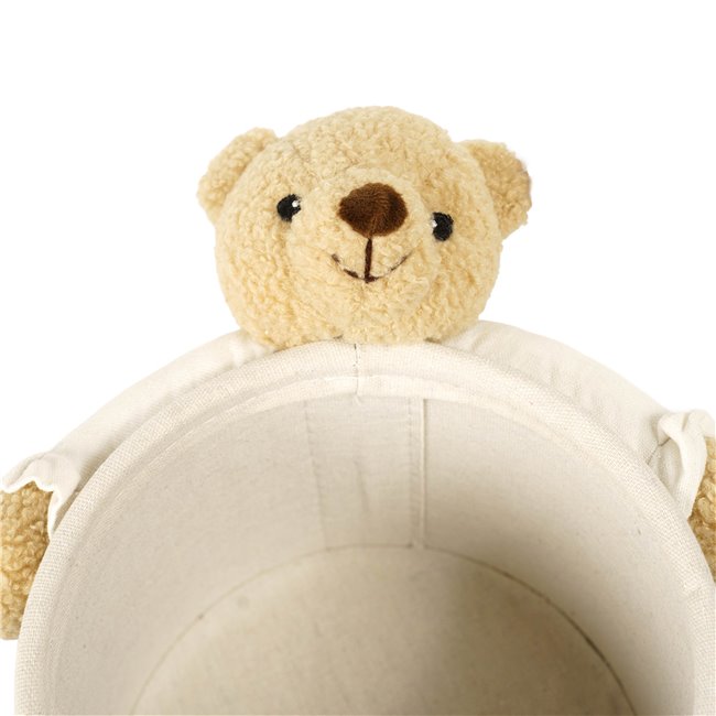 Basket Bear S, bamboo, H16cm, D19cm